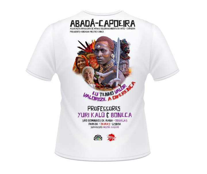 T-shirt manga curta Valorize a diferença