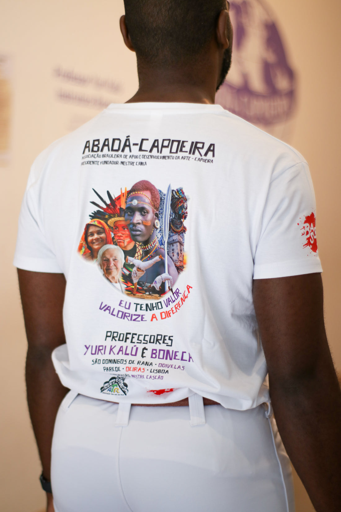 T-shirt manga curta Valorize a diferença